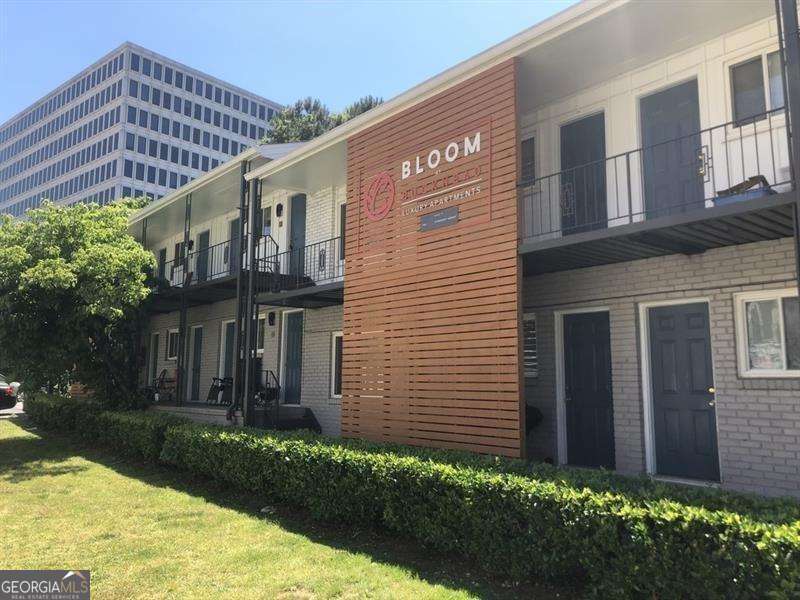 LOCATION! LOCATION! LOCATION! This charming fully renovated studio apartment is nestled on a quiet street in the heart of North Buckhead. Full renovation includes: exquisite Kitchen, stainless appl, quartz counters, oak hardwd floors, designer light fixtures, barn door, custom wood paneled accent wall, renovated Bathroom & fresh paint. Bloom at Buckhead is a small 14 unit community. Only mins from Buckhead, Midtown, Walk to Beltline & Ardmore Park. Centrally located to shopping, restaurants & only 1 mile from I-85. Laundry facility on site. A MUST SEE!