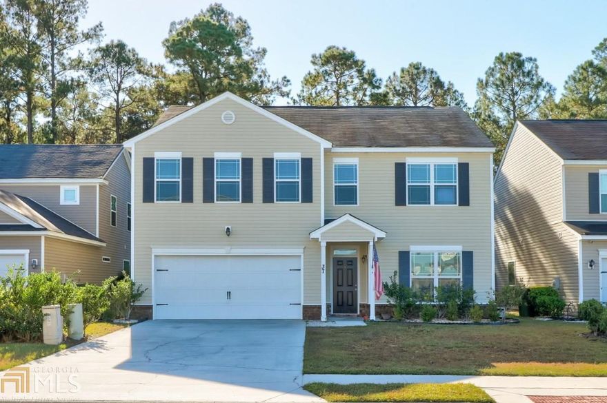 Impeccable home located in Spring Lakes! Downstairs features an open concept with a separate formal dining room and great room that opens to the kitchen with stainless steel appliances. Upstairs you will find a spacious loft area perfect for movie nights. Large master bedroom with a gorgeous trey ceiling, sitting room, and walk-in closet that also features an ensuite bathroom with double vanities, garden tub, and separate shower. 2 additional bedrooms, bathroom, and laundry room also located upstairs. Enjoy your private fenced in backyard with patio. Community features resort-style amenities! Conveniently located near Gulfstream, JCB, Georgia Ports, Tanger Outlets, & Savannah International Airport. Easy access to I-95 & I-16.