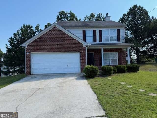 Great home nestled on a spacious corner lot in the heart of Stonecrest. This 2 story home has a bedroom and full bath on the main level - and an additional 3 generously sized bedrooms and 2 full baths upstairs. The kitchen comes equipped with all appliances. Easy access to I-20, shopping, dining, and Arabia Mountain trails.