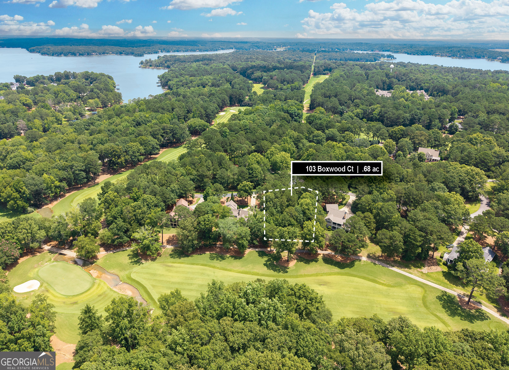 Don't miss this rare opportunity to own a premium golf lot located on the 5th hole of the highly sought-after Reynolds Great Waters community golf course designed by Jack Nicklaus. Situated directly on the fairway, this lot provides sweeping views of the meticulously maintained 18-hole championship course, designed to challenge and delight golfers of all skill levels. Whether you're an avid golfer or simply enjoy the tranquility of lush greens and lake breezes, this location has it all. It all begins here on the 5th hole. Seller is also making a golf membership available! Great price on this stunning golf lot so call today!