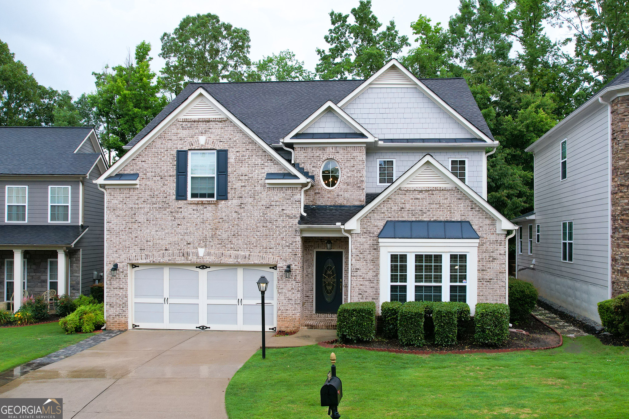 Prime Location in Sought-After Lambert High School District! Welcome to this beautifully maintained home nestled in one of Forsyth County's most desirable neighborhoods! Located just minutes from The Collection at Forsyth, Sharon Springs Park, Emory Johns Creek Hospital, and Northside Hospital, this home offers both convenience and top-rated schools, including the prestigious Lambert High. Step inside to recently installed Luxury Vinyl Plank flooring throughout the main level, enhancing both style and durability. A versatile flex space at the front of the home is perfect for a home office, playroom, or additional sitting area. The open-concept floorplan offers a seamless flow from the flex room to the formal dining room, spacious kitchen, and cozy family room. The chef's kitchen is a dream-featuring granite countertops, stainless steel appliances, and a huge center island overlooking the family room, ideal for entertaining. A large formal dining room and oversized laundry room complete the main level. Upstairs, the expansive primary suite includes a separate sitting area, a luxurious spa-like bathroom, and a generous walk-in closet. Three additional spacious bedrooms and a large loft area offer plenty of room for family and guests. Enjoy a personal retreat with a private backyard patio. Community amenities include a pool, playground, tennis and pickleball courts, clubhouse. Lawn maintenance and trash pick-up included in the HOA. Roof only 5 years old. Brand New Water Heater. Brand New AC for the main floor, 240V EV Charger Outlet. Easy access to GA-400 and nearby cities: Johns Creek, Alpharetta, Suwanee, Sugar Hill, and Peachtree Corners. Don't miss this opportunity to own in a vibrant, amenity-rich community with unmatched location and schools!