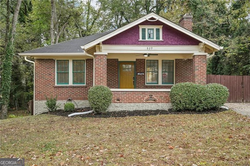 This home is a beautifully re-imagined brick bungalow in the heart of West End, where timeless character meets modern style.    From the moment you arrive, the classic Atlanta brick facade and wide front porch invite you in, while inside you'll discover a full transformation that feels fresh, clean, and intentional. This home features 3 bedrooms and 2 full bathrooms, with real hardwood floors throughout that have been beautifully preserved and restored.    The brand new kitchen is a standout: sleek cabinetry, premium appliances, and stylish gold-accent hardware and fixtures give it a luxe yet welcoming feel. The owner's suite features a striking tile surrounded shower that brings charisma to everyday living.    Downstairs you'll find a full basement that spans the entire footprint of the home, offering tremendous future potential. Outside, the private, flat backyard is a rare find in the intown setting; perfect for relaxed evenings, grilling or letting kids and pets roam safely.    Located in the West End, you're just a short ride from downtown Atlanta, seconds from the MARTA, and the BeltLine Westside Trail; making city access effortless. The neighborhood is rich in history and community energy, offering arts institutions, local eateries, breweries, and a growing wave of urban convenience.     For someone who wants classic bungalow charm with modern convenience, easy access to intown Atlanta and room to grow; this one checks all the boxes.  Schedule your showing today and don't forget to ask about how you can access up to $12,000 down toward this home.