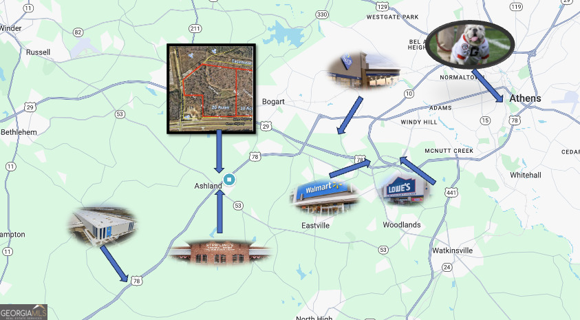 6601 Hog Mountain Hwy - Hwy 53 PARCEL B - 3 ACRES