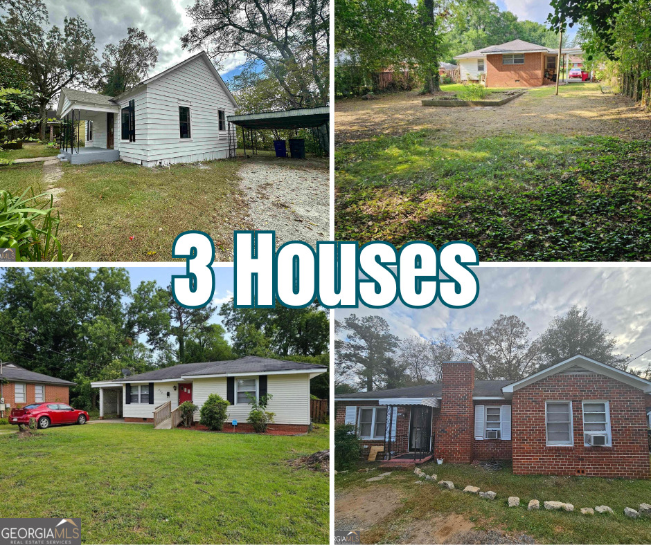 3 Income Producing properties with tenants in place. Longest tenant has been there over 18+ years! Rents between 1050 - 1100 per house. Contact Listing Agent for more details and interior photos. No Showings until Due Diligence to respect Tenant's privacy. Can possibly sell separately, but preference will go to a package deal. 830 and 840 Bedingfield are neighboring homes on a dead end street with low traffic. 3rd home is 182 James Street Forsyth, GA Monroe County!