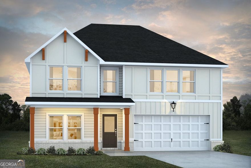 The Jodeco is one of our most beloved plans - it offers the open concept that everyone loves and the dedicated spaces that everyone needs. The front room offers a main level bedroom. The open kitchen, dining and living space is perfect for entertaining your guests or family, no matter the occasion. The kitchen boasts stainless steel appliances, LED and pendant lighting and large walk-in pantry. Upstairs you will find large rooms for both guests and in the owner's suite. The owner's suite also includes an ensuite bath with separate stand-alone tub and walk in shower, LED mirrors and private water closet with smart toilet technology. This home has everything you are looking for plus all the features you didn't expect! Stock photos. Colors may vary.