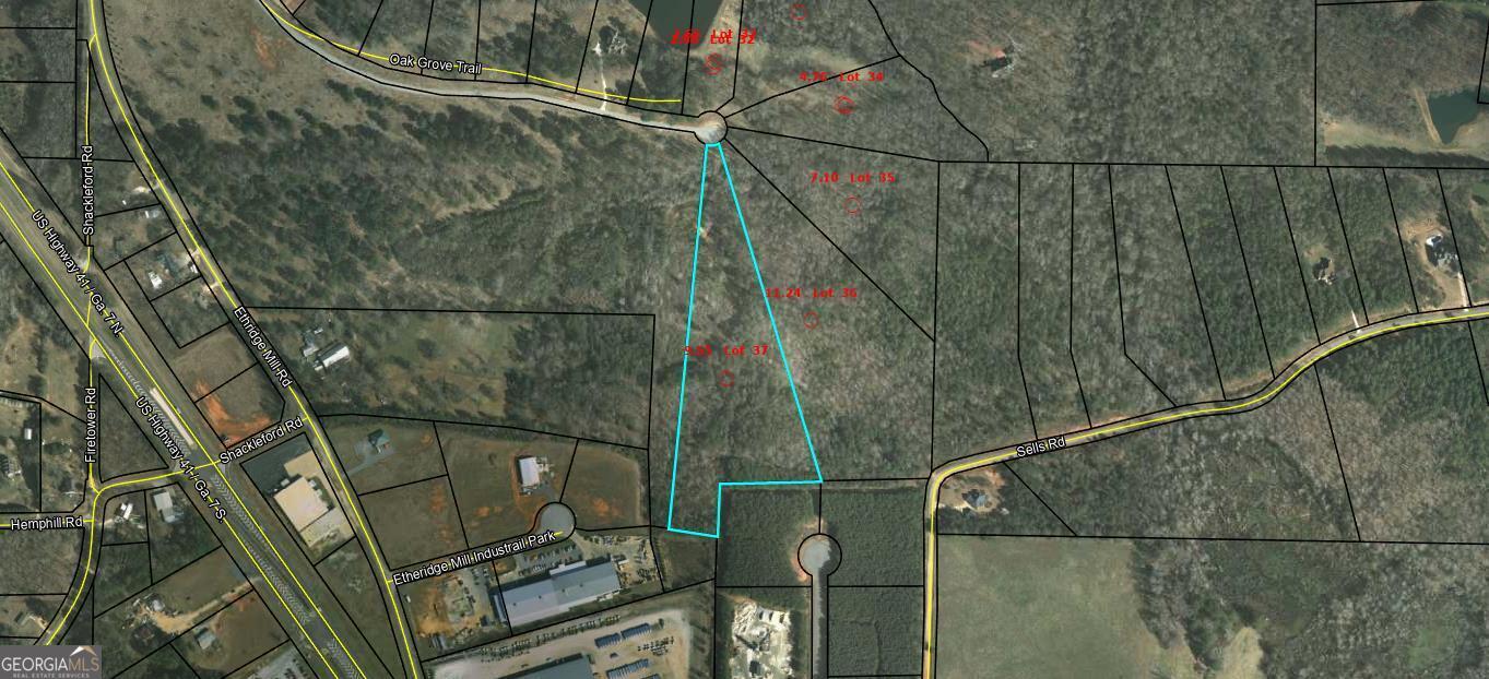 Oak Grove Subdivision 9.55 acres. Ready for your dream home. Pike County..Lake & Pool Community. This culdesac lot is wooded and private