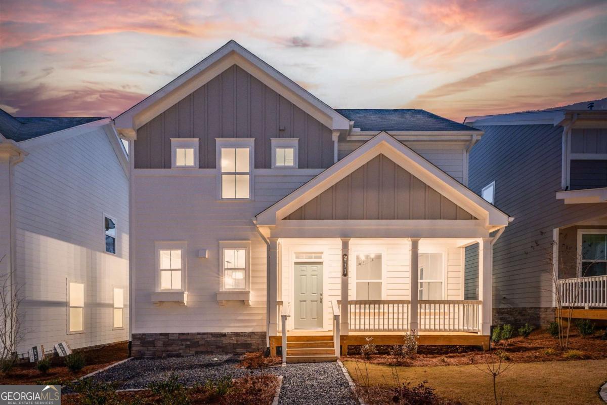 Ask about $15,000 in Builder incentives, a 5% rate buy down, 100% first time home Buyer options and other Builder contributions with preferred lenders that are offered on Lot 12, a Cheshire B plan from Southwyck Homes. This plan offers a gracious gathering and entertaining lifestyle for all. Boasting pure cottage influences from the 1920s and situated on a 6-acre tract at the northern edge of Clarkston, Parkside is an enclave of 36 intown cottages, moments from all that Decatur has to offer. Just steps from one Intown Atlanta's most prestigious parks, Milam Park offers every amenity for a matchless in-town living experience. With special attention to historical details, many homes face a central mews and are alley-fed showcasing clean facades and inviting streetscapes, with quaint front porches that add to the sense of welcome and community. The generous combined living and dining space allows you to use your inspiration to design your space for the way you live. The heart of the home is the spectacular design for the 5-star gourmet kitchen and the large island at its center. Details include soft close painted cabinetry with quartz countertops, and upscale appliance package includes a 5-burner gas cook surface, stainless hood, microwave drawer, farmhouse sink all overlooking a spacious living/dining area. Upstairs the additional media space can be used as you need - a teen retreat, media hub, home office without impacting the secondary bedrooms. The owner's suite is spacious and includes Hers & His walk-in closets. The lavish spa-like bath has an oversized shower, double sinks and linen closet. Two secondary bedrooms include walk-in closets, and a main bath with tub/shower combination and access directly into one of the bedrooms. On site hours are Thursday/Friday 2:00-4:00 and Saturday/Sunday from 2:00-5:00.