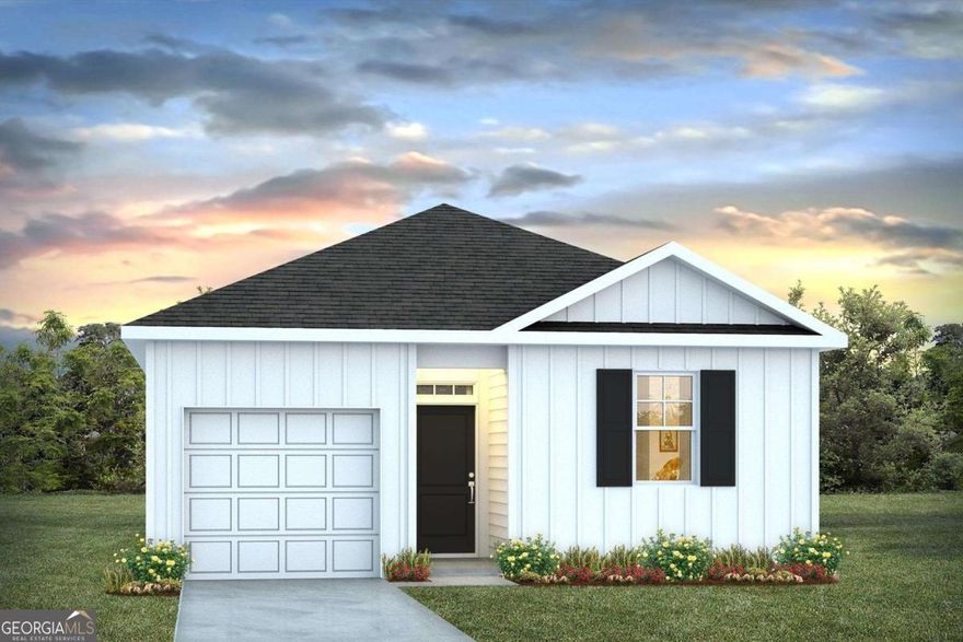 New Home at Rice Hope in Coveted Port Wentworth location! Rice Hope is an established highly sought-after community with Resort Style Amenities that cannot be matched!! Amazing 4 Bedroom single level! Large Kitchen w/ Stainless-Steel Appliances including a Refrigerator & Pantry is OPEN to Dining Area & Living Room! Perfect for Entertaining! Privately Located Primary Suite enjoys LARGE Walk-In Closet & Bath! Walk-In Shower! 3 Guest Bedrooms! Smart Home Technology & 2" Faux Wood Blinds Included! Pictures, photographs, colors, features, & sizes are for illustration purposes only & will vary from the homes as built.*** Ask how to receive up to $8,500 towards closing cost w/ use of preferred lender and attorney!***