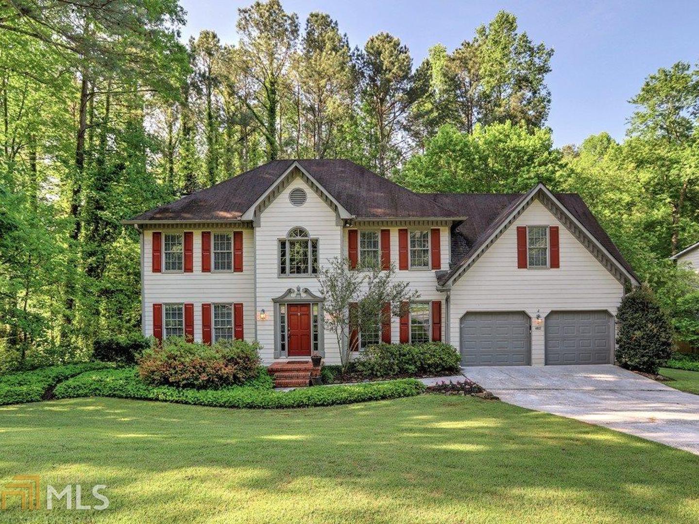 Wonderful floor plan with updated kitchen and bathrooms! Spacious home with 5th bedroom or bonus room. Bright, beautiful kitchen with breakfast room overlooking gorgeous backyard. Inviting den with great office or playroom on main level. Separate dining room. Large master with beautiful updated bath. Great backyard, level, fenced, private. Spacious deck with hot tub! Beautiful renovations with new carpet and paint throughout! Hardi-plank exterior. Great clu-de-sac in sought after swim/tennis neighborhood. Top schools! Pristine condition!