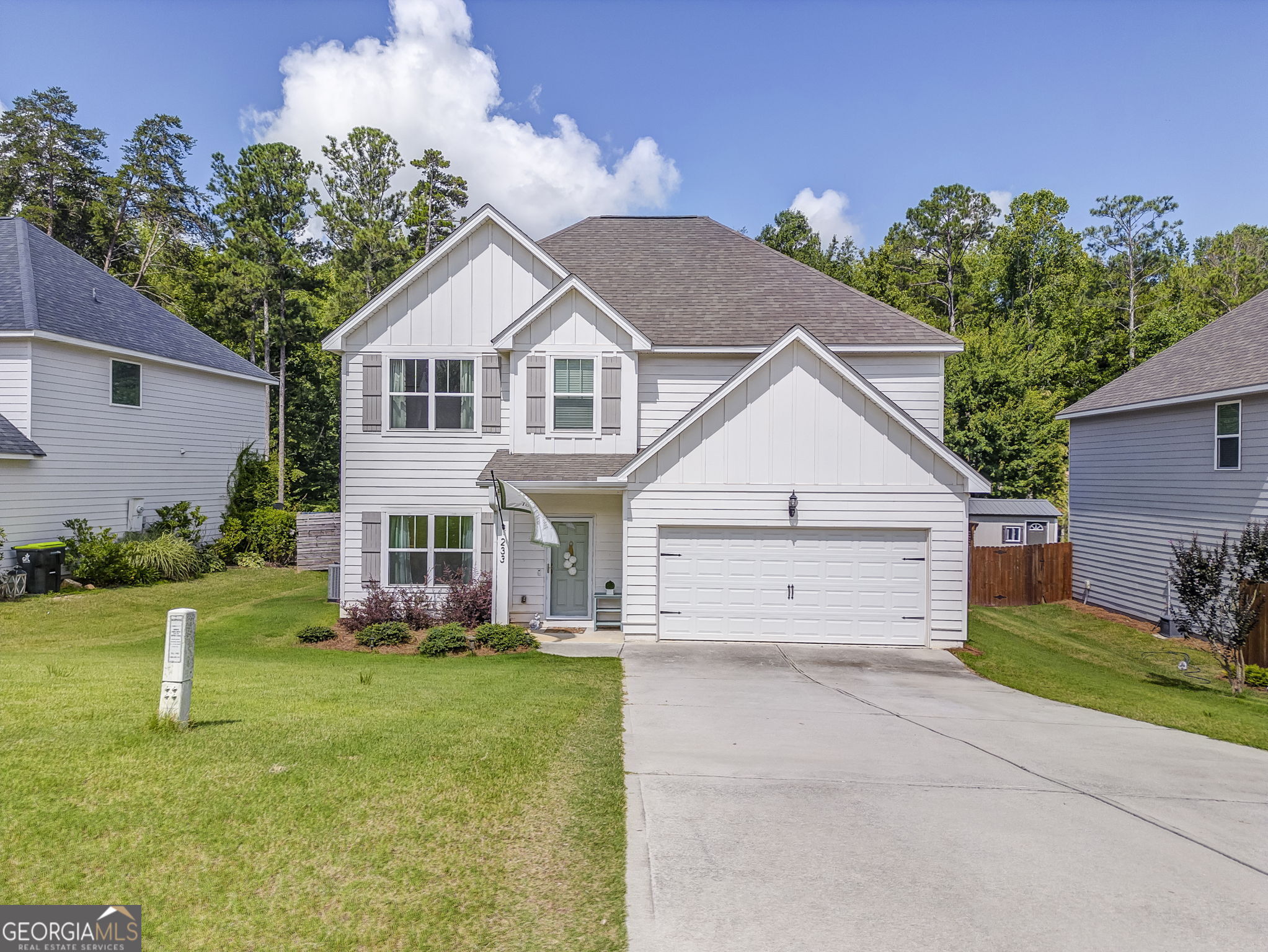 Welcome to this beautiful 4-bedroom, 2.5-bath home located in the desirable Lauren Heights neighborhood of Bremen. Inside, you'll find a spacious kitchen equipped with stainless steel appliances, granite countertops, a large island, and a breakfast area-perfect for everyday living and entertaining. The main level also features a formal dining room, a powder room, and a flexible space that can serve as an office, playroom, or potential fifth bedroom. Upstairs, the oversized master suite boasts custom ceilings, a walk-in closet, and a luxurious bathroom with a tile shower, soaking tub, and double granite vanities. The fenced-in backyard includes a covered patio, ideal for outdoor gatherings. Situated in the sought-after Bremen City School District, this home combines comfort, style, and convenience. Don't miss your chance to tour this exceptional property.
