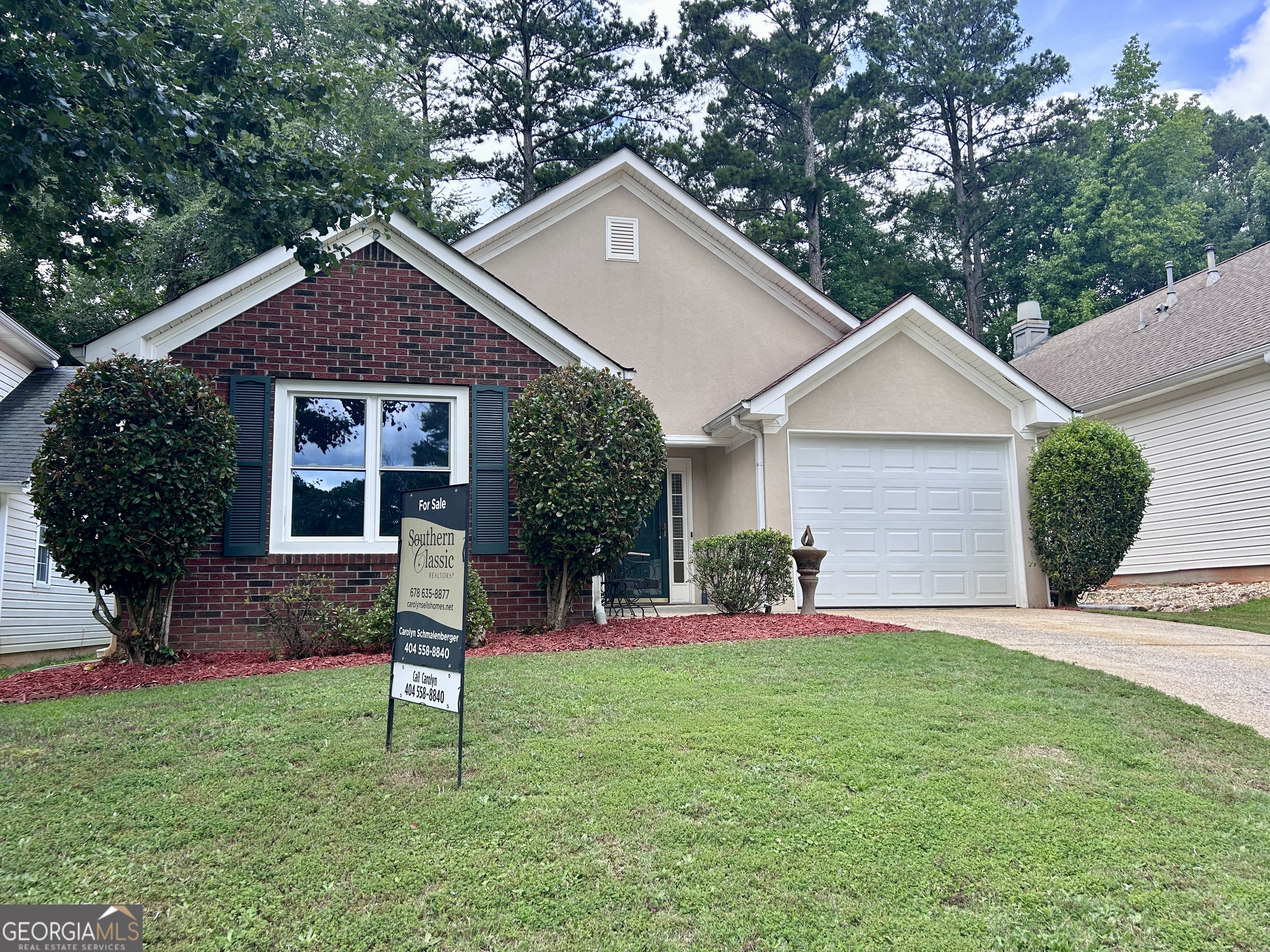 Charming, Updated Home on Private Greenbelt Lot in Peachtree City! Welcome to 581 N. Fairfield Drive - a beautifully updated 2-bedroom, 2-bathroom single-family home nestled in the heart of Peachtree City. With over 1,500 square feet of comfortable living space, this move-in ready home features a spacious family room with vaulted ceilings, a cozy fireplace, and luxury vinyl plank flooring throughout the main living areas. The updated kitchen boasts granite countertops, stainless steel appliances, and plenty of cabinet space - perfect for everyday living or entertaining guests. Both bedrooms are generously sized, with the primary suite offering ample closet space and a full en-suite bath. Enjoy the tranquility of your private backyard, which backs up to a peaceful greenbelt - no rear neighbors! Located in a highly sought-after golf cart-friendly community, you're just minutes from shopping, dining, top-rated schools, and beautiful walking trails. Vaulted ceilings Granite countertops & stainless steel appliances Luxury vinyl plank flooring Newish washer and dryer remain. Private, tree-lined backyard on greenbelt Top-tier Peachtree City location Don't miss this rare opportunity! Schedule your private tour today.