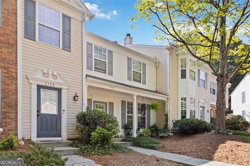 Welcome to your move-in ready Duluth townhome in a quiet, well-kept community! This 2-bed, 2.5-bath home offers modern updates with an open floor plan ideal for entertaining. The main level features a spacious living room with a cozy fireplace, dining area, and bright kitchen with granite countertops, stainless steel appliances (2022), and a direct view into the living space. Step outside to a private back patio with separate storage shed-perfect for grilling or relaxing. Upstairs, you'll find two oversized master suites, each with a full bath and walk-in closet-an excellent roommate plan or guest setup. Recent improvements include wide-plank waterproof flooring, fresh neutral paint, updated fixtures, new blinds/screens, and a newer water heater (2021). Please note: the AC system and one kitchen window will require repair, offering the next owner the opportunity to add value and customize to their taste. Located just 2 miles from Duluth Town Green, shopping, restaurants, medical centers, parks, and year-round festivals, this home provides the perfect mix of convenience and lifestyle within a top Duluth school district. HOA covers exterior maintenance and grounds (owner-occupied only; no rentals allowed). At just $265,000, this townhome is a fantastic opportunity in one of Duluth's most desirable areas-schedule your tour today!