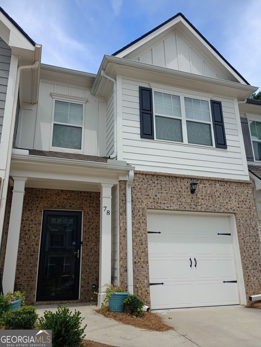Located between downtown Newnan and Ashley park, you're only minutes from Newnan's best locations and amenities. Be the first to enjoy this Chastain Park townhome's updates, including fresh paint throughout. The upper level features a master suite, plus two additional bedrooms, another full bathroom, and laundry room. Downstairs features an open kitchen, fireplace, a half bath, and back patio with a wooded view.