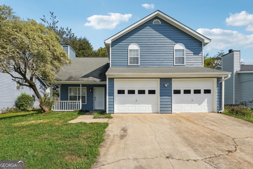 This charming, updated 3-bedroom, 2-bathroom, 2-story home features stainless steel appliances, a vaulted family room with a cozy fireplace, a well-lit master bedroom and includes a washer and dryer. With a 2-car garage, a 4-car extended driveway, and a fenced backyard, it's perfect for relaxation and entertaining. Nestled in the sought-after Canterbury Ridge community, it's near excellent Cobb County schools, Noonday Park, and vibrant shopping and dining. Easy access to I-75 and I-575 makes this move-in-ready home ideal for a convenient, modern lifestyle.