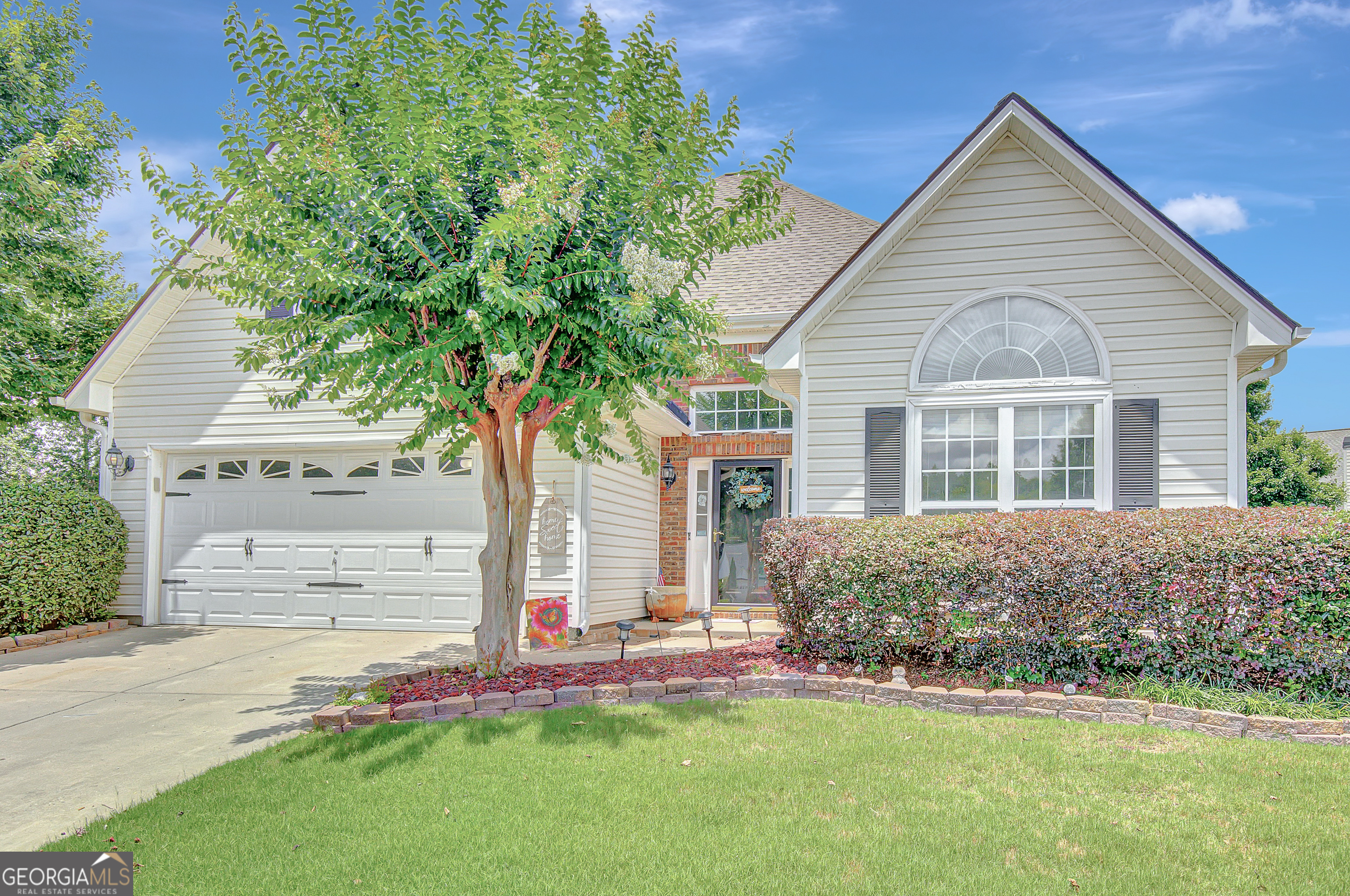 This is a wonderful 4 bedroom 2 bath ranch located in the family-oriented subdivision of Cedarcroft in sought after Peachtree City. New paint and new carpet throughout as well as fairly new water heater (3 years), roof (3 years) and the HVAC system (7 years). Main living area has vaulted ceilings and the Living Room contains built in bookcase, lovely fireplace and tile floors. The vaulted kitchen overlooks living room area. Three bedrooms on the main and a 4th bedroom/office or whatever you would like it to be is located upstairs. Two car garage and very nice private fenced yard with Pergola. No HOA fees. Access to great schools. Cul de sac location. Property is vacant and is a very easy show.