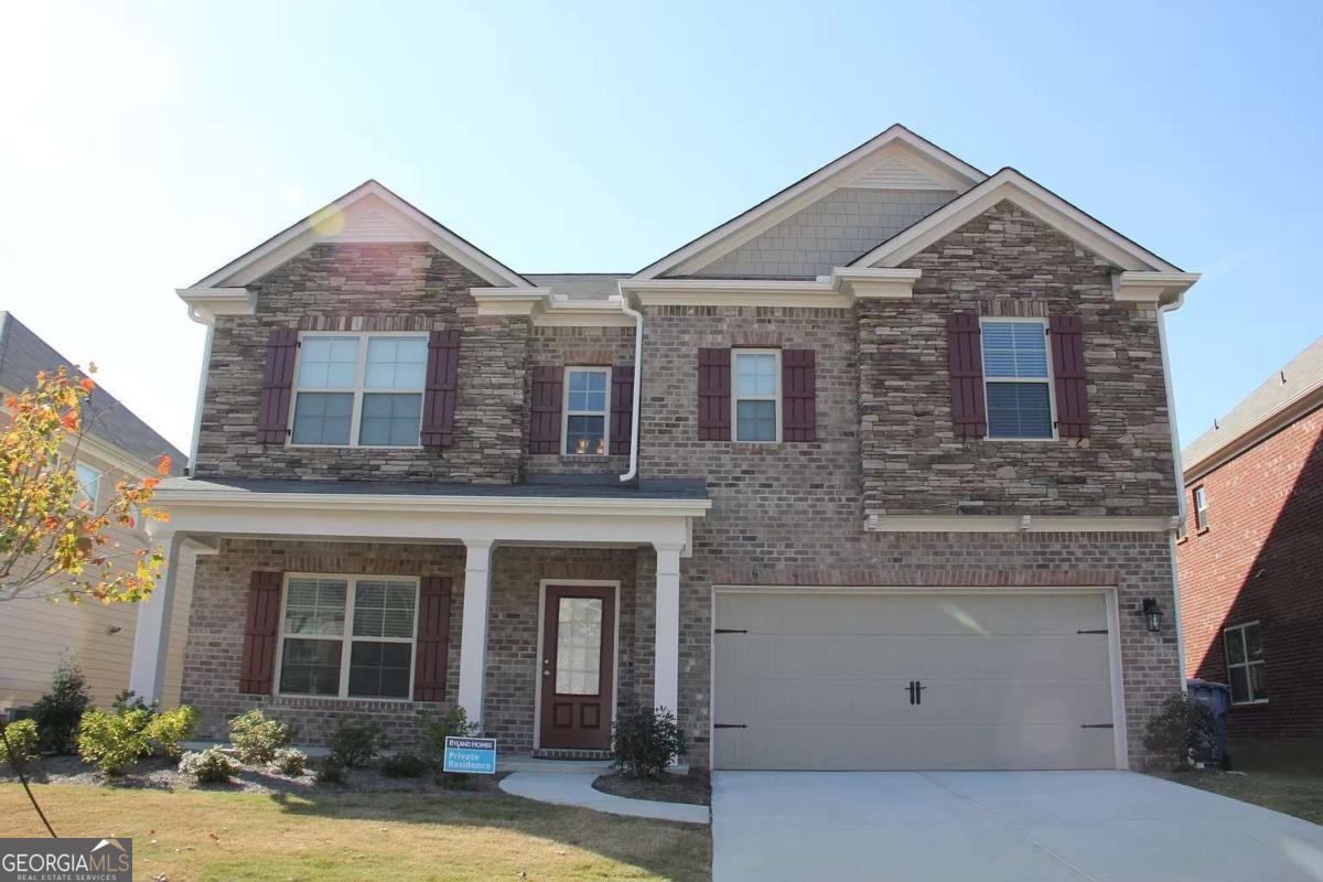 NORTH FACING : Amazing 5 bedroom, 4 bathroom house in Cumming. Excellent Location Close to GA 400 Exit 12/13 Post Rd Close to Collections Midway Village POST PRESERVE Amenities included: central air, central heat, dishwasher, hardwood floors, pool, stainless steel appliance, updated kitchen, updated bathroom, storage, and yard. No Utilities included. Is not pet friendly. Beautiful Ryland built 5Bed/4Bath home zoned for new Denmark HS. Two-Story foyer welcomes you w/hardwood floors throughout first floor, only carpet in guest bedroom. Fabulous chef's kitchen with eat in breakfast area that overlooks your private backyard. The open floorplan offers plenty of natural light throughout. Main level has spacious guest bedroom & full bath. Retreat upstairs to your oversized master suite w/trey ceiling and huge master bath with 2 walk in closets. 4 Spacious guest bedrooms all with walk in closets and huge bonus room w/plenty of options