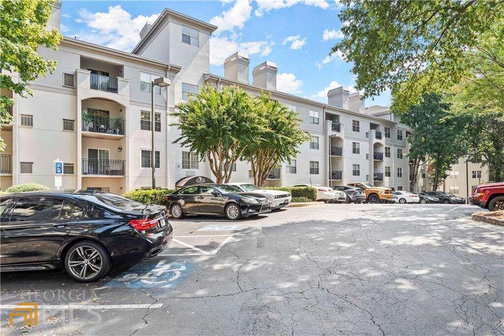 What a fantastic value for this condo located within minutes from Buckhead, Lenox Mall, shopping, amazing restaurants, and I-85 & GA-400. Gated community with pool, fitness center, bbq area, and clubhouse! This condo is perfect for those who are tired of paying rent but want to live in Buckhead and enjoy all this area has to offer, but do not have to pay an exorbitant amount of money to reap the benefits of living in such a great location. This unit is perfect for roommates, as each person would have their own "wing" with a bathroom. Nice owner's suite with garden tub and shower combination, large vanity, and plenty of closet space for all of your wardrobes. Large living room with fireplace & a dining area complete with hardwoods and sliding glass leading to a balcony with views of Buckhead and overlooking the pool! Perfect for morning coffee or evening relaxation with buildings illuminating in the background. Galley kitchen with breakfast bar, stained cabinets, stainless appliances, and granite counters. Your own laundry closet & hookups, so no more runs to the laundry mat! Check out the pending sale and recent sales inside the same complex! Deals like this do not come up very often, so hurry! A condo at this price and located in Buckhead will not last long!! *** AGENTS PLEASE SEE PRIVATE REMARKS FOR ACCESS & HOW TO SUBMIT YOUR OFFER ***