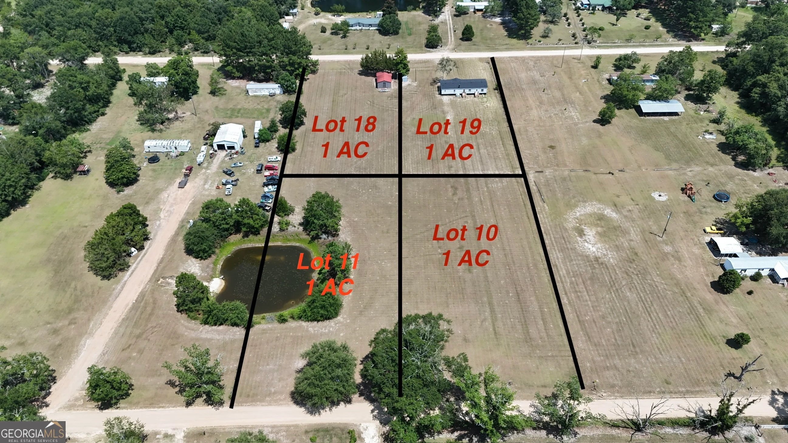 LOT 10,11,18 Ne Revis Blocker Road NE, Glennville, GA, 30427