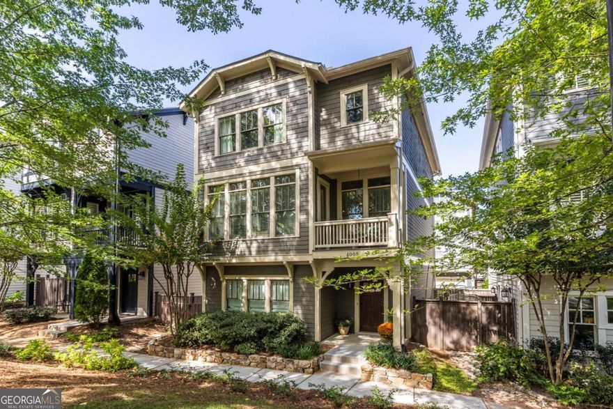 Welcome to 1005 Braeburn Lane in City of Decatur. Here you'll find the perfect blend of space, location, style, and community! Easily stroll to downtown Decatur for coffee or dinner; arrive at Decatur High School or Beacon Hill Middle in minutes; pop over to Oakhurst and enjoy all the village has to offer; and find parks (for people and dogs) and the Stone Mountain Path just minutes away. Everything you need for convenient, intown living is here waiting for you! Inside you'll appreciate special details such as a whole-house water filtration system, dehumidifier, tankless hot water heater, wired sound system and hardwood floors throughout all three levels. Loads of natural light fill every living space, from the lower level bedroom, to the open concept main level and bedroom, to the three bedrooms on the top level. Combined with high ceilings, this bright and spacious home is both a retreat and an entertainer's dream. Outside, you have two inviting spaces to enjoy curling up with a good book, a cup of morning coffee, or an evening cocktail as you watch the sun set. Welcome to good living! Decatur is a lifestyle, and this home puts you right in the heart of it. You're going to love the convenience of this location and the close proximity to all the things that make Decatur special!