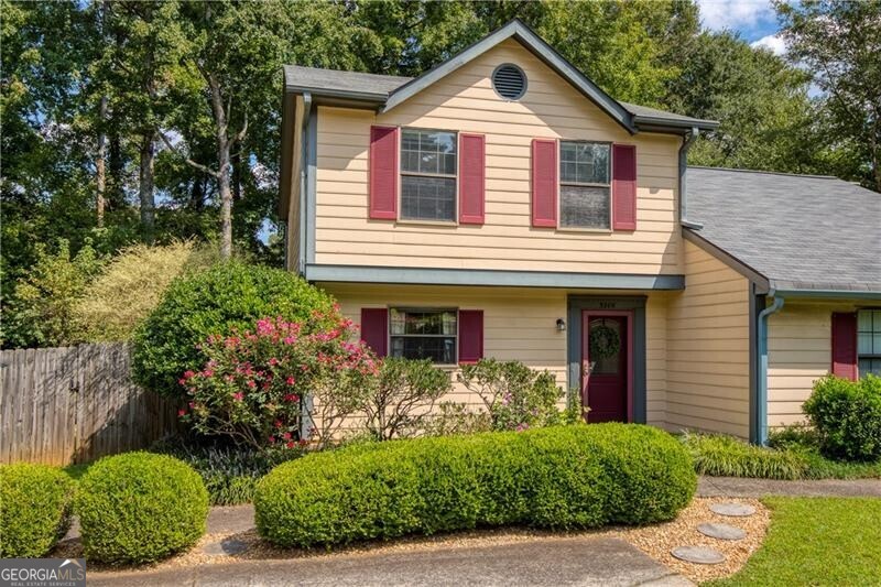 Location meets Lifestyle in this Charming Alpharetta Townhome w/ Fenced Yard- Plus NO HOA & NO Rental Restrictions! Enjoy the perfect blend of convenience, flexibility, and charm in this 2-bedroom, 2.5-bath townhome with a private, fenced backyard only .6 mile from Downtown Alpharetta. With no HOA and no rental restrictions, this property offers endless possibilities - ideal for investors, first-time buyers, or those seeking a low-maintenance lifestyle in a prime location. The open-concept main level features LVP flooring, generous living and dining spaces, and a bright kitchen with ample cabinetry and included refrigerator. Sliding glass doors open to your private fenced yard with tranquil wooded views- the perfect spot to entertain friends, relax with a morning coffee, or enjoy playtime with your pups. A convenient powder bath completes the main floor. Upstairs, the spacious primary suite overlooks the backyard and includes a walk-in closet, secondary closet, and a private bath with a separate vanity area. The oversized secondary bedroom offers its own en suite bath and a generous closet, making it an ideal roommate plan, guest retreat, or flexible bonus space. Additional highlights include a large patio storage closet, upper-level laundry with washer and dryer included, new HVAC (2025), and a shared driveway with plentiful parking. Best of all, you'll love the unbeatable location - just moments from Downtown Alpharetta's shops, restaurants, and Brooke Street Park concerts, plus easy access to Avalon, Ameris Bank Amphitheatre, Fetch Dog Park, the Alpha Loop, Big Creek Greenway, and GA400. Whether you're looking for a savvy investment, your first home, or a right-sized retreat, this Alpharetta gem delivers location, lifestyle, and value.