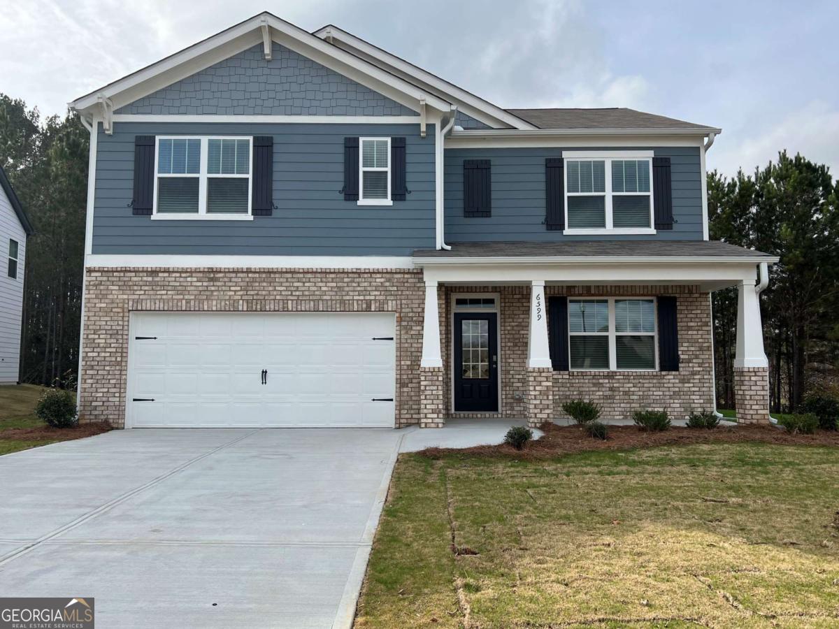 HUGE PRICE IMPROVEMENT!! FOR LEASE in Douglasville's Premier Community, "GATEWAY VILLAGE". (FOR QUALIFICATIONS, PLEASE READ THIS IN ITS ENTIRETY.) This home, completed in 2021, features a 5-bedroom, 3 Full-Bath Floor Plan with over 2,500 square feet. This home features a Formal Dining Room, an Open Concept Family Room, and a Kitchen with a Breakfast Area. The Family Room is a large space with a beautiful faux realistic heating fireplace and a Mantle, waiting for you to host your first holiday celebration. The kitchen features white cabinetry, all Stainless Steel Appliances, and an Island with a breakfast bar and granite counters. There is a Main Floor Bedroom with a Full Bath. Upstairs, there are four bedrooms, two additional Full Bathrooms, and a laundry room. Do not miss the Secondary Living Area/Playroom/Virtual School space! The oversized Primary Bedroom will accommodate King-Size Bedroom Furniture and provide space for a Sitting Area. The primary bath features a separate large shower, a Soaking Tub, a Toilet, a Water Closet, and a huge walk-in closet. This home is located in the N Douglas School District. Qualifications (effective June 1, 2025): A Credit Score of 680+, the minimum Security Deposit equals 1 Month's Rent. Credit Scores 650-679, The security deposit equals 2 Months' Rent. No "Open Collections" OR "Charge Offs." Verifiable Employment. Minimum Annual Income 90,000.00+ (3.0 times the rent or greater). All individuals over 18 living in the home must submit to the lease application screening process, even if they are not financially responsible, as it includes a criminal background check component. Pet restrictions. LIMITED to 1 SMALL DOG OR CAT. NO REPTILES, FISH, OR OTHER EXOTIC ANIMALS. Other terms and conditions may apply. If you are declined or another qualified applicant is accepted, there are no refunds. Landscaping Included!