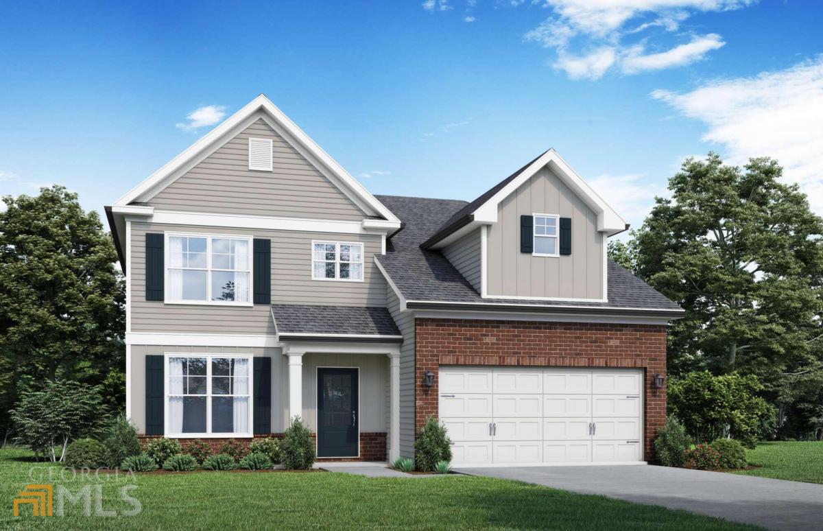 Stunning New construction home. Colehill floorplan offers an open concept on the main level with hardwood floors throughout, fireplace in family room with a mantle and granite surround. Kitchen has 42" cabinets with crown molding, granite countertops, and stainless steel appliances. Half bath with tile flooring and a pedestal sink. Upstairs has 4 oversized bedrooms and 2 full baths. Master suite elegant features are a trey ceiling with crown molding and a ceiling fan the bathroom boast a raised 42" double vanity and granite countertops. ***Stock Photos***