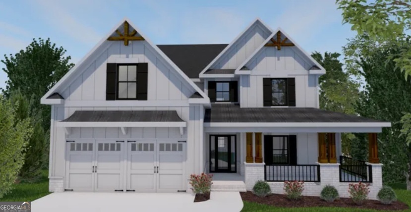 NEW CONSTRUCTION HOME ON 3 ACRE LOT- Welcome to your dream home-where modern living meets peaceful country charm! This gorgeous new construction home offers 4 bedrooms, 3.5 bathrooms, and sits on a private 3+ acre lot with no HOA, giving you the space and freedom to truly make it your own. Tucked away just minutes from shopping, dining, and local conveniences, the location offers both serenity and accessibility. Built with lasting quality in mind, the home showcases Hardie board siding and a 30-year architectural roof for durability and low-maintenance appeal. Step inside to a thoughtfully designed open floor plan where the kitchen, dining, and living areas flow effortlessly-ideal for entertaining or everyday living. The main level also features a luxurious owner's suite with a spa-like bath, plus a convenient half bath and laundry room. Upstairs, you'll find three spacious bedrooms-two connected by a Jack-and-Jill bath, and one with access to a separate full bath. A large bonus room offers endless possibilities: home office, game room, gym, or theater-you decide! From quiet evenings under the stars to lively gatherings in your expansive yard, this home offers the space, comfort, and privacy you've been searching for. *Please Note- Listing contains some stock photos. Actual home colors and materials may vary.