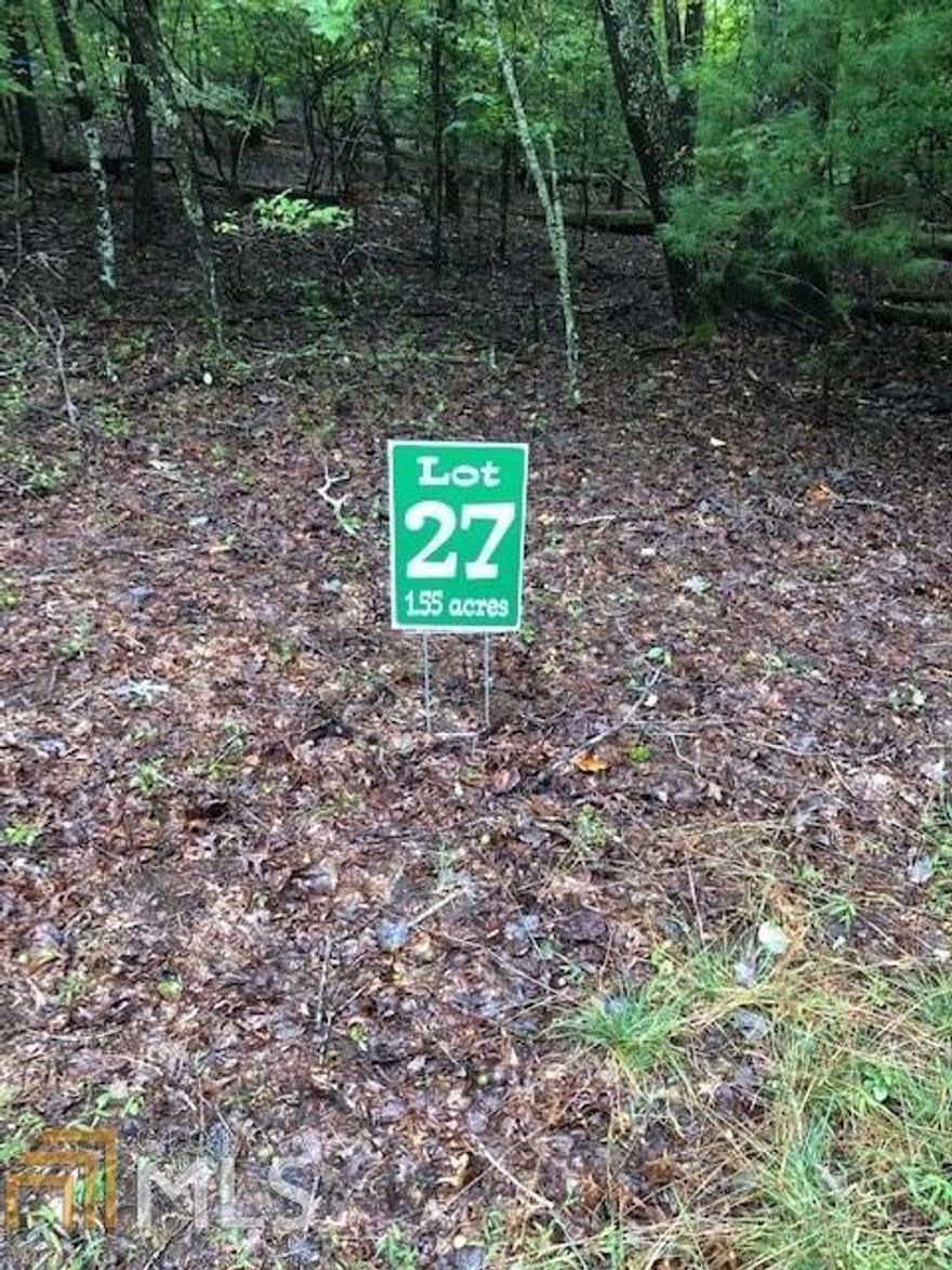Level wooded lot in newly developing Hunter's Ridge Subdivision.