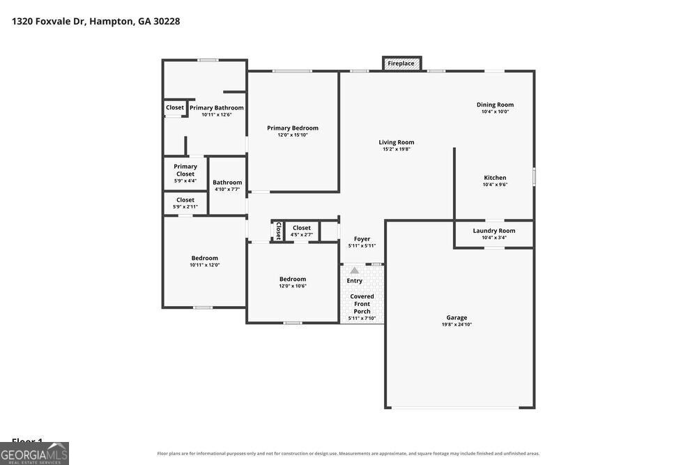 Photo of 1320 Foxvale Drive, Hampton, GA 30228 (MLS # 10880588)