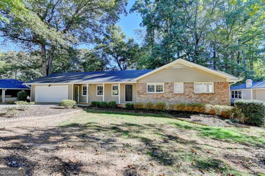 4 bedroom traditional all brick ranch home with a finished basement. Located in the beautiful, well  established Hanarry Estates community with optional HOA that includes swim/ tennis and a clubhouse.  Huge deck overlooks a perfect backyard for outdoor activities. The icing on the cake is that it is located  in the Parkview High Cluster!! 4th bedroom is located in the basement along with 2 other flex rooms, all  very nicely updated.