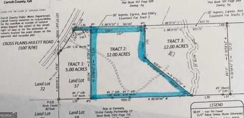 Photo of 0 Cross Plains Hulett Road, Carrollton, GA 30116 (MLS # 10673764)