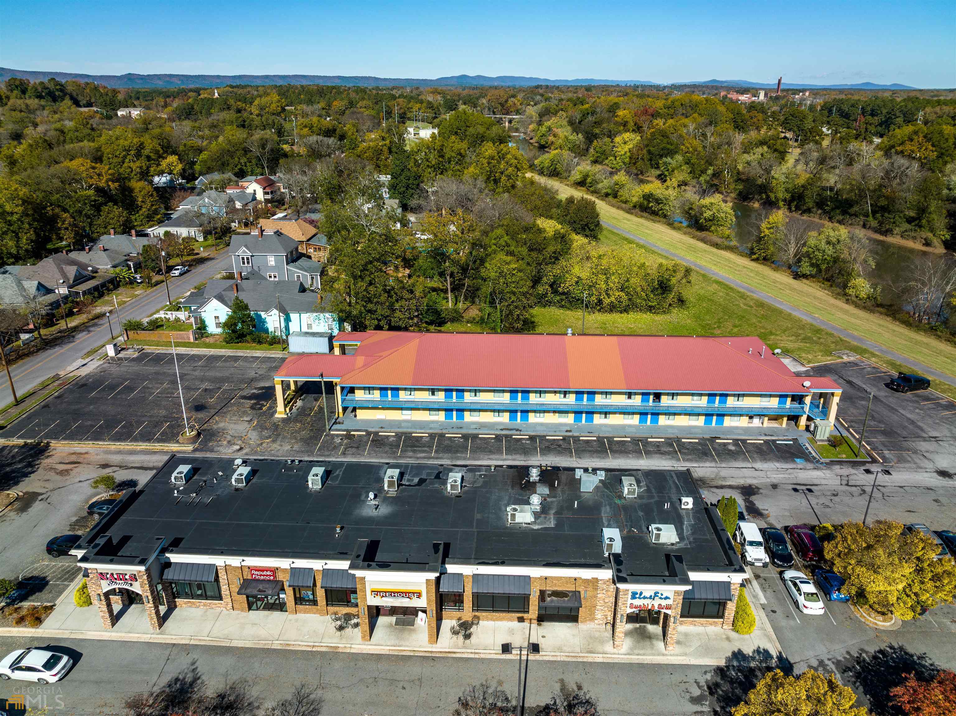 Wonderful opportunity to own one of Rome's downtown Hotels, 44 rooms, centrally located, walking distance to Broad St. Restaurants all around, plenty of parking, river view.