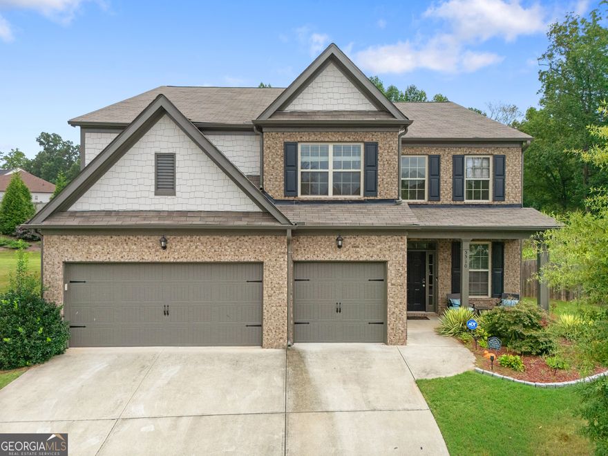 Stunning Home in Sought-After West Forsyth School District    Welcome to this beautifully appointed 5-bedroom, 4 bath home, ideally located just minutes from Vickery Village, Midway Park, Big Creek Greenway, and Sawnee Mountain. Enjoy the perfect blend of convenience and tranquility with shopping, dining, and top rated schools nearby.  Set on a large, private lot, this home features a spacious screened in porch ideal for relaxing or entertaining. Inside, you're greeted by double-story ceilings in the formal living room and an expansive, open concept layout that seamlessly connects the formal dining room, great room, and casual dining area. The chef's kitchen is a standout with an oversized island, quartz countertops, stainless steel appliances, double ovens, a gas cooktop, and generous cabinet space. A guest suite on the main level offers ideal flexibility for visitors or multi-generational living.    Upstairs, retreat to the luxurious master suite complete with a spa like bath and a massive walk-in closet. You'll also find three additional spacious bedrooms, a large loft perfect for a second living area or playroom, and a conveniently located upstairs laundry room.  Elegant details throughout include a deluxe trim package and 5" hardwood floors covering most of the main level.    This home truly offers it all space, style, and a prime location. Don't miss out on this gem of a home!