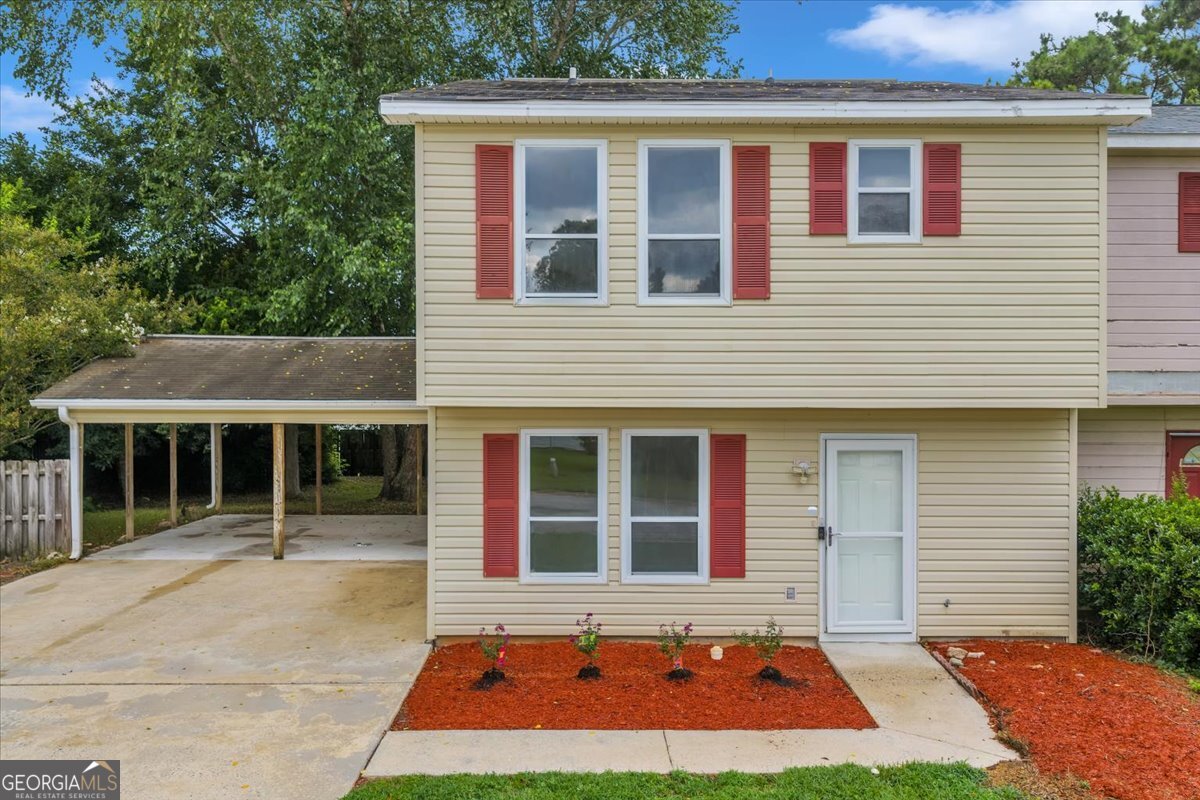 Modern & Move-In Ready 3 Bed, 2.5 Bath Home in Bonaire! Completely updated and packed with modern amenities, this charming home features brand new LVP flooring, a custom tile shower, all-new light fixtures, and stylish new cabinets topped with raw butcher block countertops. Enjoy your morning coffee or evening breeze on the shared balcony. The home also comes with a brand-new HVAC system-with a warranty starting at closing for peace of mind. Located in Bonaire's award-winning school district, this home blends comfort, style, and location perfectly! Call today for your private tour!
