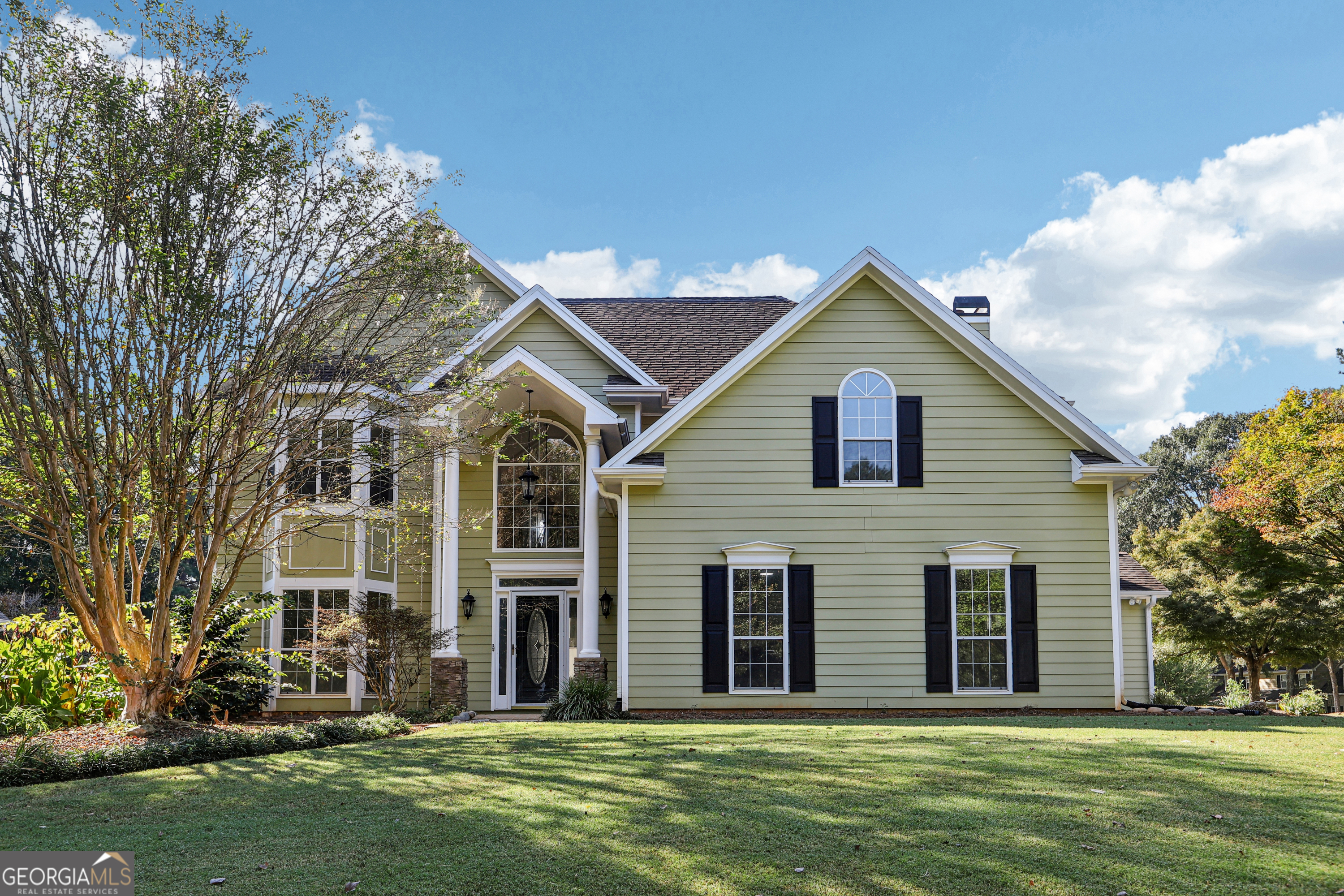 **Updated 4-Bedroom Home in Woodstream Subdivision** Welcome to this beautifully remodeled 4-bedroom, 2.5-bath home in the desirable Woodstream Subdivision. Step into the foyer, where you'll find a convenient half bath and closet, as well as a private home office to the left-perfect for remote work or study. From there, move into the heart of the home. The kitchen is a true highlight with new soft-closing cabinets, updated countertops, all-new appliances, a breakfast bar, and a cozy breakfast nook. To the right, you'll find the living room, while a separate dining room sits to the left. Continue through the kitchen to the spacious family room, complete with a fireplace and direct access to the lanai-perfect for indoor/outdoor living. Upstairs, the primary suite is a retreat of its own, featuring an extra-large walk-in closet and a spa-like ensuite bath with a soaking tub, separate shower, and dual vanities. Three additional bedrooms share a fully renovated bath, and the separate laundry room on the upper level adds everyday convenience. The home has been extensively updated with fully renovated bathrooms featuring new sinks, faucets, lighting, and toilets, plus soft-close cabinets and countertops in the kitchen and baths, all-new appliances, and new flooring throughout the main level. One of the three A/C units and a furnace were also recently replaced. Enjoy evenings outdoors on the lanai, where the hot tub remains for the new owner. Additional storage is found in the attached two-car garage. This move-in ready home combines modern upgrades with a functional layout, offering a private office, spacious bedrooms, and thoughtful finishes throughout-perfect for everyday living and entertaining.