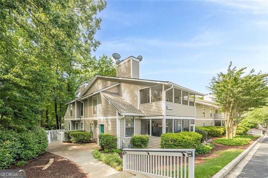 ***REINTRODUCING*** This charming 2-Bedroom, 1-Bath Condo in a Quaint Community. NEW Kitchen cabinets and granite countertops, freshly painted incl ceilings.    Welcome to your new home in this delightful 2-bedroom, 1-bath condo nestled in a picturesque community. Ideally situated for easy access to I75, I285, Battery Park, Cumberland and Sandy Springs areas, you'll enjoy the perfect balance of tranquility and convenience, with a variety of entertainment options and shopping destinations just moments away.  Step inside to find a bright and inviting living space that exudes warmth and comfort. The open layout seamlessly connects the cozy living area with the dining space, creating an ideal setting for both relaxation and entertaining. The well-appointed kitchen features modern SS appliances and ample counter space, making meal preparation a breeze.  Retreat to the comfortable bedrooms, which offer plenty of natural light and space for restful nights. The shared bathroom is stylishly designed, providing both functionality and comfort.  Residents of this community benefit from excellent amenities including a sparkling swimming pool-perfect for those hot summer days-and well-maintained tennis courts for active evenings. Whether you prefer lounging by the pool or challenging friends to a match, there's something for everyone to enjoy.  Don't miss the chance to experience all that this charming condo and its wonderful community have to offer. Schedule a viewing today!