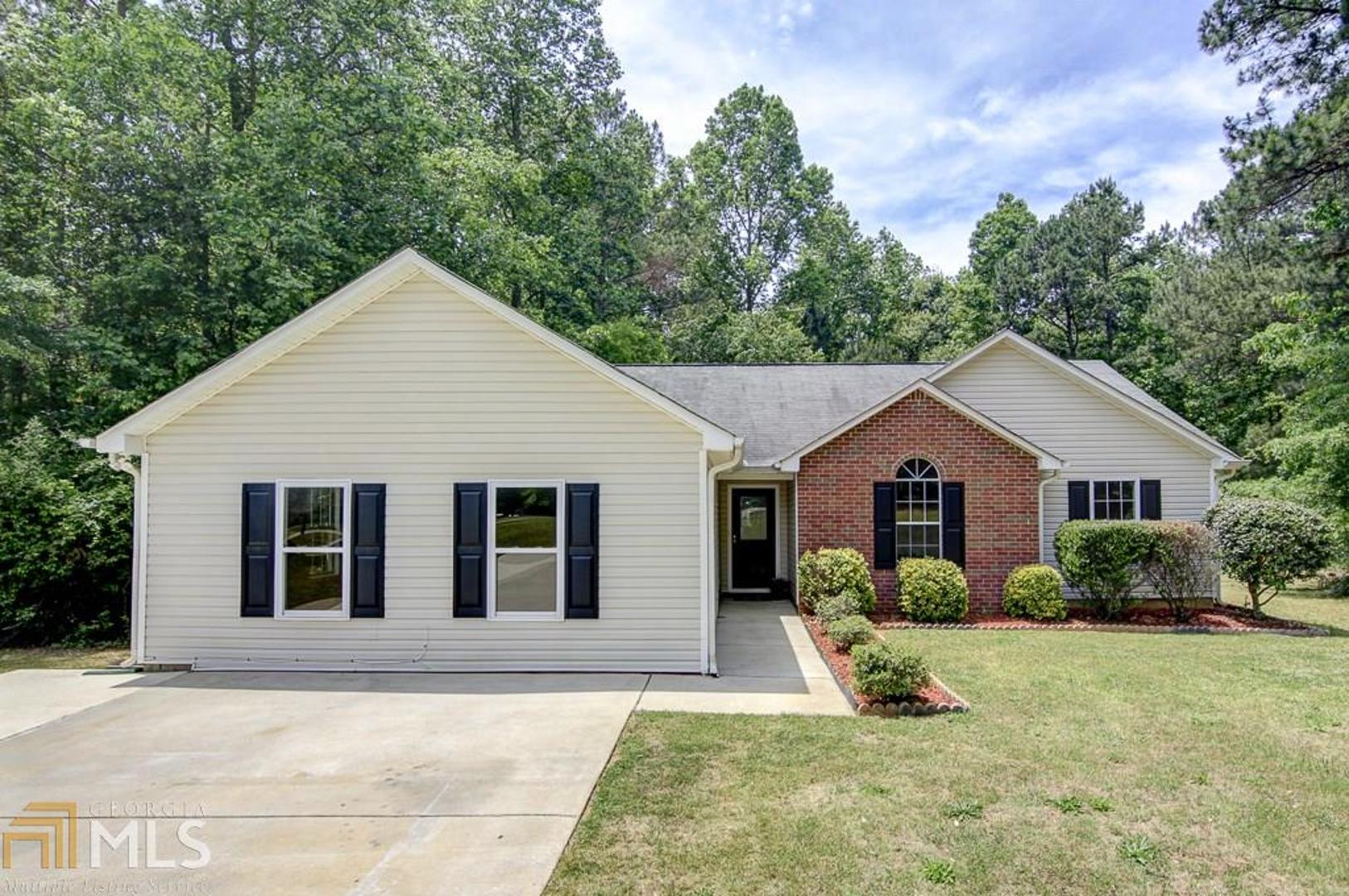 Completely updated ranch home, new flooring throughout, kitchen has new stainless appliances, new granite countertops, sink, faucet and backsplash, dining room has shiplap wall that adds great character, baths have both been updated with new tile floors faucets, mirrors, granite and quartz countertops, new light fixtures throughout the home, finished garage has new separate air unit and makes a wonderful family room or could easily be an inlaw suite as it has its own entrance and new water heater. Extra Pad for even more parking. Such a great home on a large cul de sac lot with fenced in back yard. Don't miss this great find!