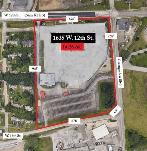 Vacant Land For Sale - 1635 W 12th Street<br/> Erie, PA 16505
