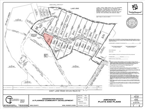 Vacant Land For Sale - 101 Edgewater Drive<br/> North East, PA 16428