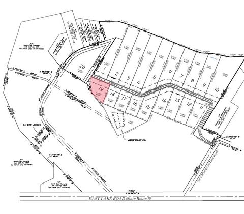 Vacant Land For Sale - 101 Edgewater Drive<br/> North East, PA 16428