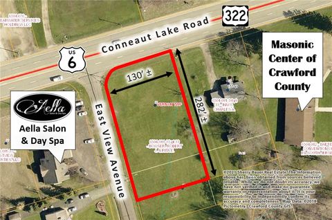 Vacant Land For Sale - Conneaut Lake Road & East View Avenue<br/> Meadville, PA 16335