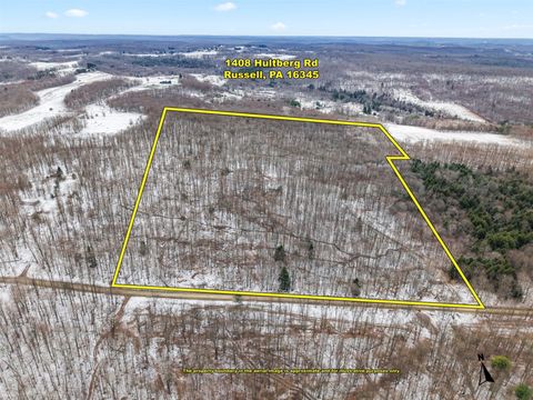 Vacant Land For Sale - 1408 Hultberg Road<br/> Russell, PA 16345