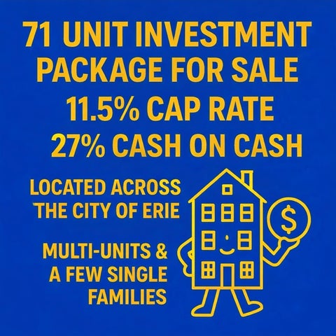Multifamily For Sale - 71 Unit Investment Package<br/> Erie County, Erie, PA 16502