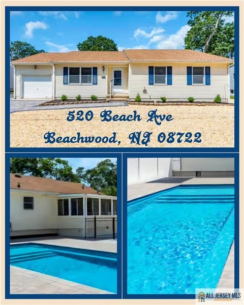Homes For Sale - 520 Beach Avenue<br/> Beachwood, NJ 08722