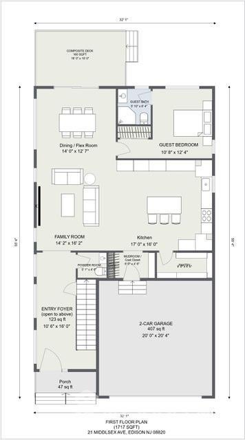 21 Middlesex Ave, Edison, NJ, 08820, USA, 5 Bedrooms Bedrooms, ,5 BathroomsBathrooms,Residential,Active,21 Middlesex Ave,2615867R