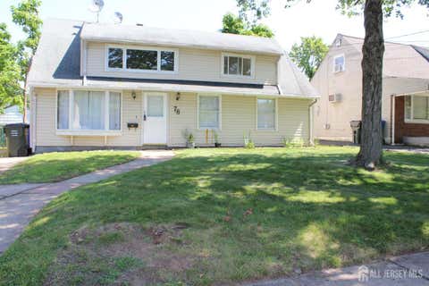 Homes For Rent - 78 Washington Avenue<br/> Iselin, NJ 08830