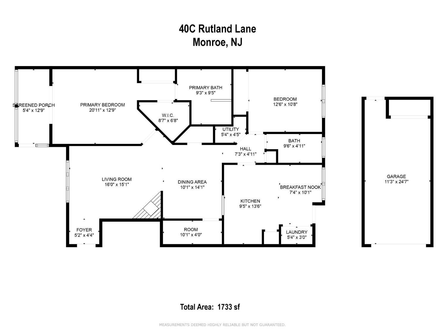 40 Rutland Lane #40 C, Monroe Township, New Jersey image 16