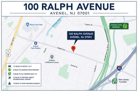 Vacant Land For Sale - 100 Ralph Avenue<br/> Middlesex County, Avenel, NJ 07001