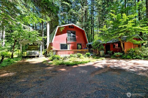 Photo of 830 N Lake Cushman Road, Hoodsport, WA 98548 (MLS # 2545794)