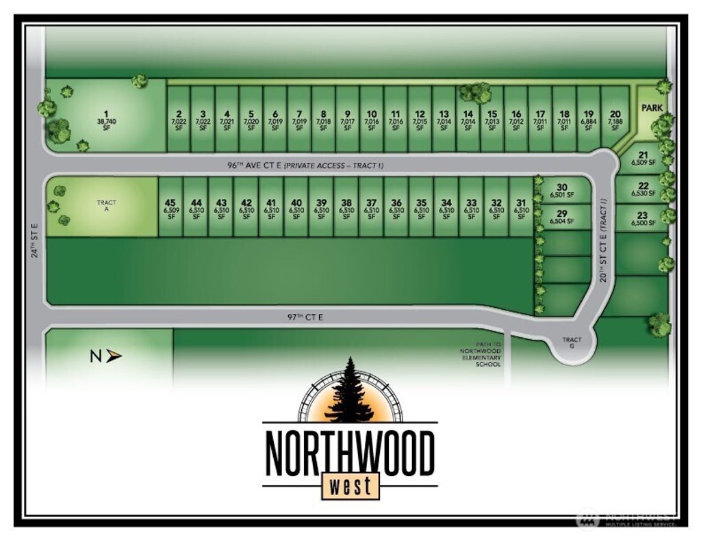 Photo of 2105 96th Avenue Ct E #33, Edgewood, WA 98371 (MLS # 2509070)